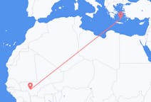 Flights from Bamako to Santorini