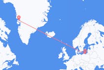 Flyg från Qaarsut, Grönland till Gdansk, Polen