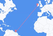 Flyreiser fra Paramaribo, Surinam til Killorglin, Irland
