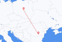 Vols de Bucarest, Roumanie pour Łódź, Pologne