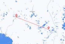 Flug frá Kuusamo, Finnlandi til Rovaniemi, Finnlandi