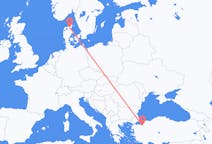 Flights from Bursa, Turkey to Aalborg, Denmark