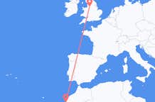 Flyreiser fra Essaouira, Marokko til Manchester, England