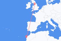 Flyreiser fra Essaouira, Marokko til Manchester, England