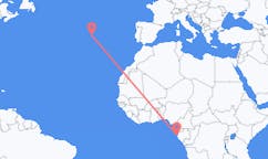 出发地 加蓬出发地 让蒂尔港目的地 葡萄牙格拉西奧薩島的航班