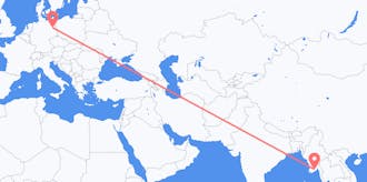 Flyreiser fra Myanmar (Burma) til Tyskland