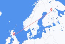 Flyreiser fra Kuusamo, til Edinburgh
