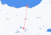 Lennot alkaen Elazığ, Turkki Trabzoniin, Turkki