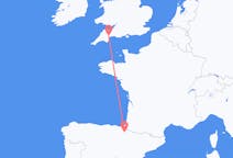 Flights from Pamplona, Spain to Exeter, the United Kingdom