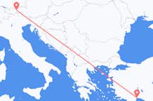 오스트리아 인스부르크 출발, 터키 안탈리아 도착 항공편