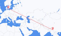 Loty z Myitkyina, Mjanma (Birma) do Malmö, Szwecja