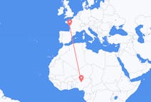 Flyreiser fra Kaduna, Nigeria til La Rochelle, Frankrike