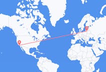 Flights from Los Angeles, the United States to Kaunas, Lithuania