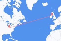 Flights from Cincinnati, the United States to Belfast, the United Kingdom