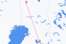 Fly fra Kittilä til Kajaani