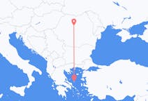 Vluchten van Târgu Mureș naar Skyros