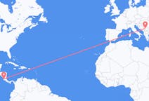 Flyreiser fra Liberia, Costa Rica til Kraljevo, Serbia
