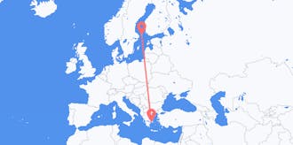 Flights from Åland Islands to Greece