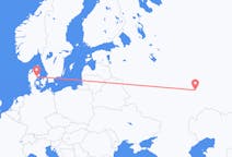 Flights from Ulyanovsk, Russia to Aarhus, Denmark