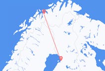 Vluchten van Sørkjosen, Noorwegen naar Oulu, Finland