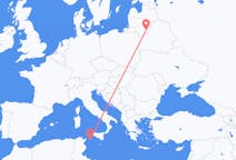 Flyg från Pantelleria till Vilnius