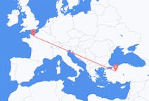 Flyreiser fra Caen, Frankrike til Eskişehir, Tyrkia