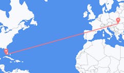 Flyrejser fra Key West, USA til Satu Mare, Rumænien
