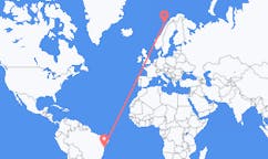 Flights from Salvador, Brazil to Leknes, Norway