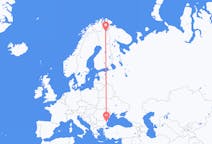 Vols d’Ivalo, Finlande pour Varna, Bulgarie