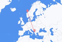 Flights from Molde in Norway to Tirana in Albania