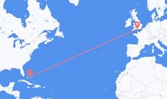 Flights from Rock Sound, the Bahamas to Bournemouth, the United Kingdom