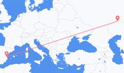 Flyrejser fra Mundtlig, Kasakhstan til Valencia, Spanien