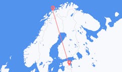 Vols depuis la ville de Tartu vers la ville de Tromsø