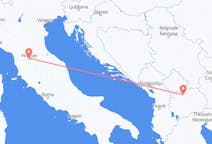 Vluchten van Skopje naar Florence