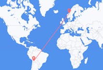 Flyreiser fra Uyuni, Bolivia til Trondheim, Norge
