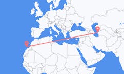 Flyg från Türkmenbaşy, Turkmenistan till Lanzarote, Spanien