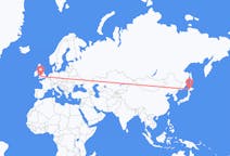 Flyg från Sapporo, Japan till Cardiff, Wales