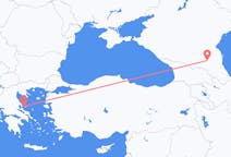 Fly fra Groznyj til Skiathos