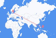 Flyreiser fra Koror, Palau til Ronneby, Sverige
