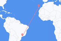 出发地 巴西圣保罗目的地 西班牙特内里费岛的航班