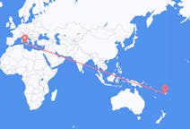 Flyrejser fra Nadi, Fiji til Trapani, Italien
