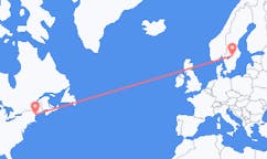 Flyg från Portland, USA till Oerebro, Sverige