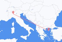 Flyg från Milano, Italien till Lemnos, Grekland