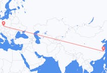 Flights from Hangzhou, China to Pardubice, Czechia