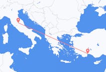 Flights from Antalya to Perugia