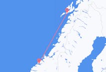 Vluchten van Svolvær naar Molde
