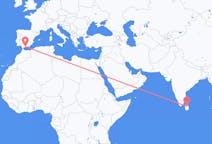 Vluchten van Sigiriya naar Malaga
