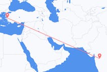 Flights from Aurangabad, India to İzmir, Turkey