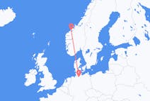 Flyg från Molde, Norge till Hamburg, Tyskland