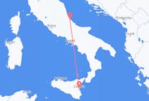 Loty z Katania, Włochy do Pescary, Włochy